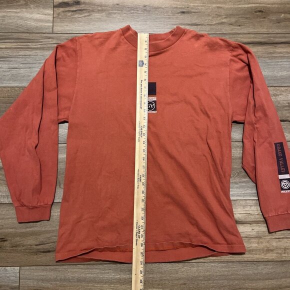 VTG Jansport Grand Valley State University T Shirt Adult LARGE Rust Red USA Made - Picture 5 of 8